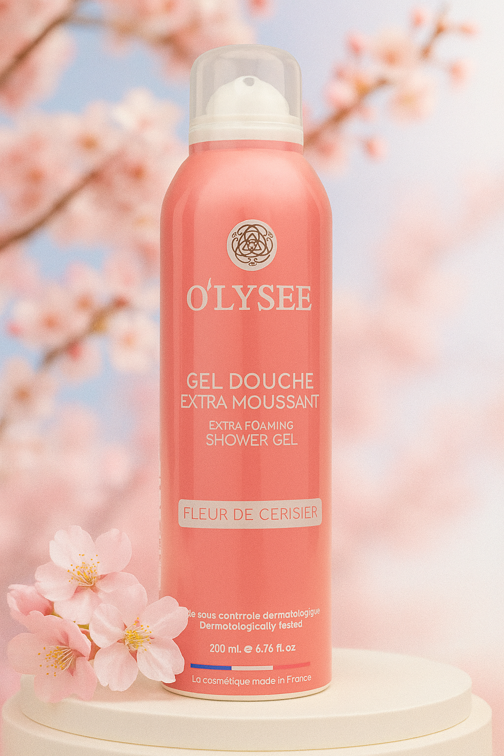 Gel douche extra-moussant Fleur de cerisier