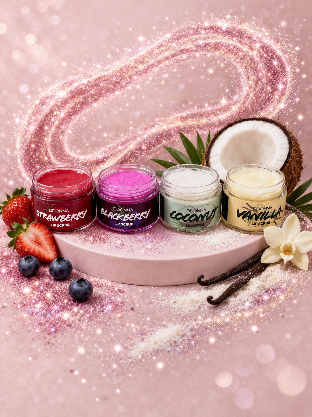 Gommage Au Sucre Fruité Pour les Lèvres