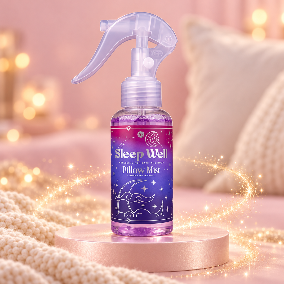 Brume d'oreiller, senteur Lavande & Patchouli