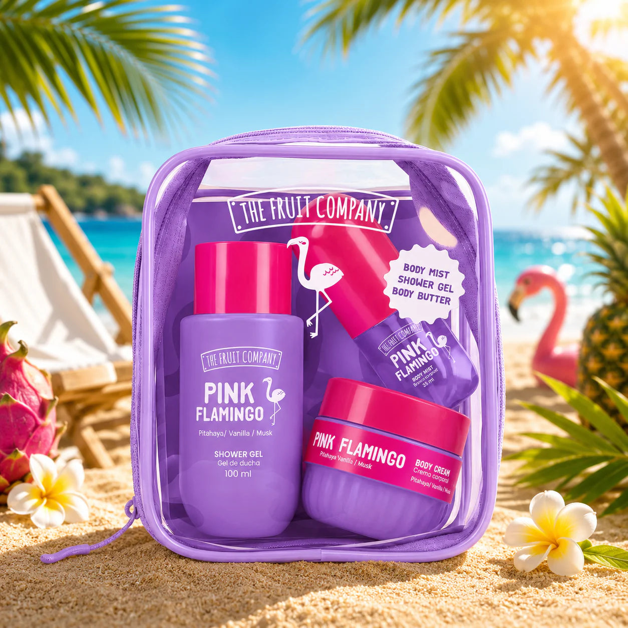 Travel Bag Summer Pink Flamingo