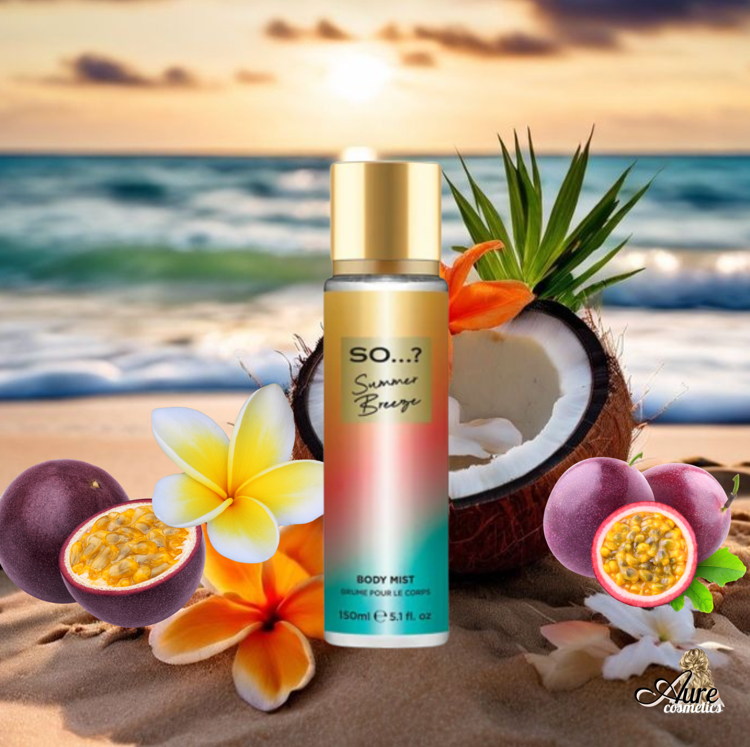 Summer Breeze - Coco, Passion, Frangipanier - 150ml