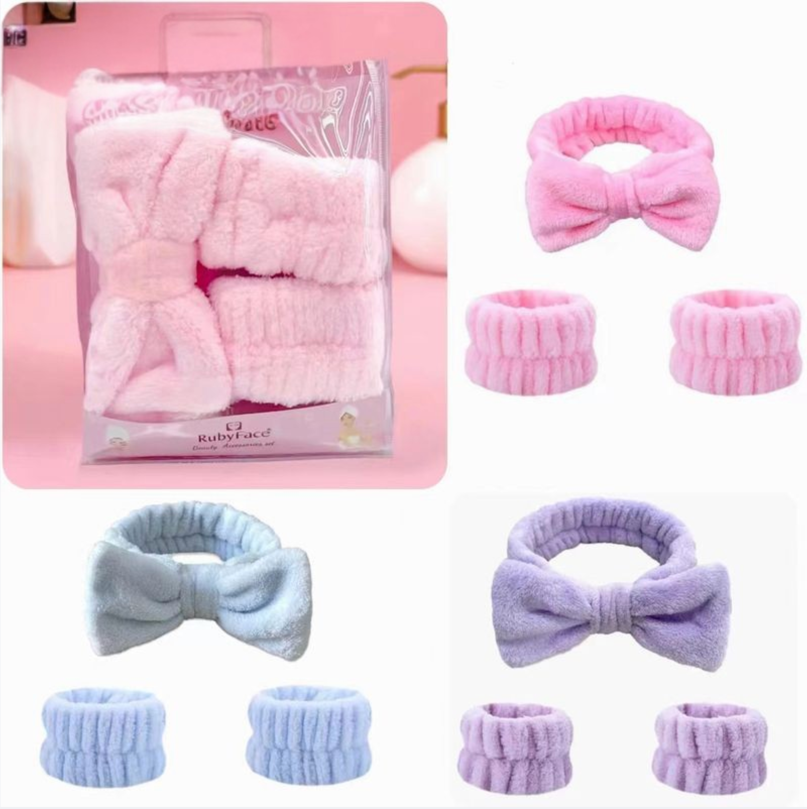 Bandeau et bracelet Skincare