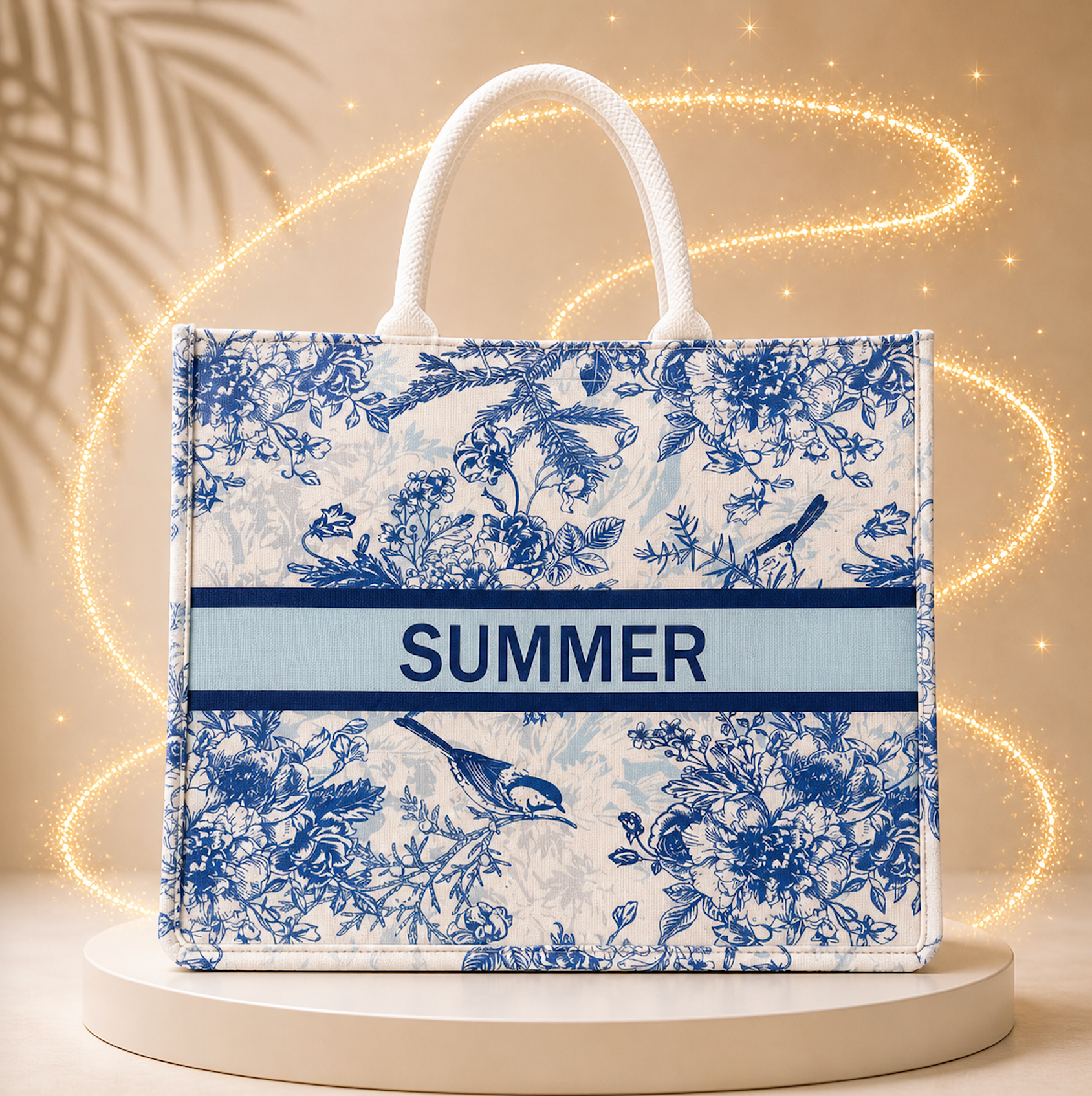 Sac de plage Summer Bleu foncé