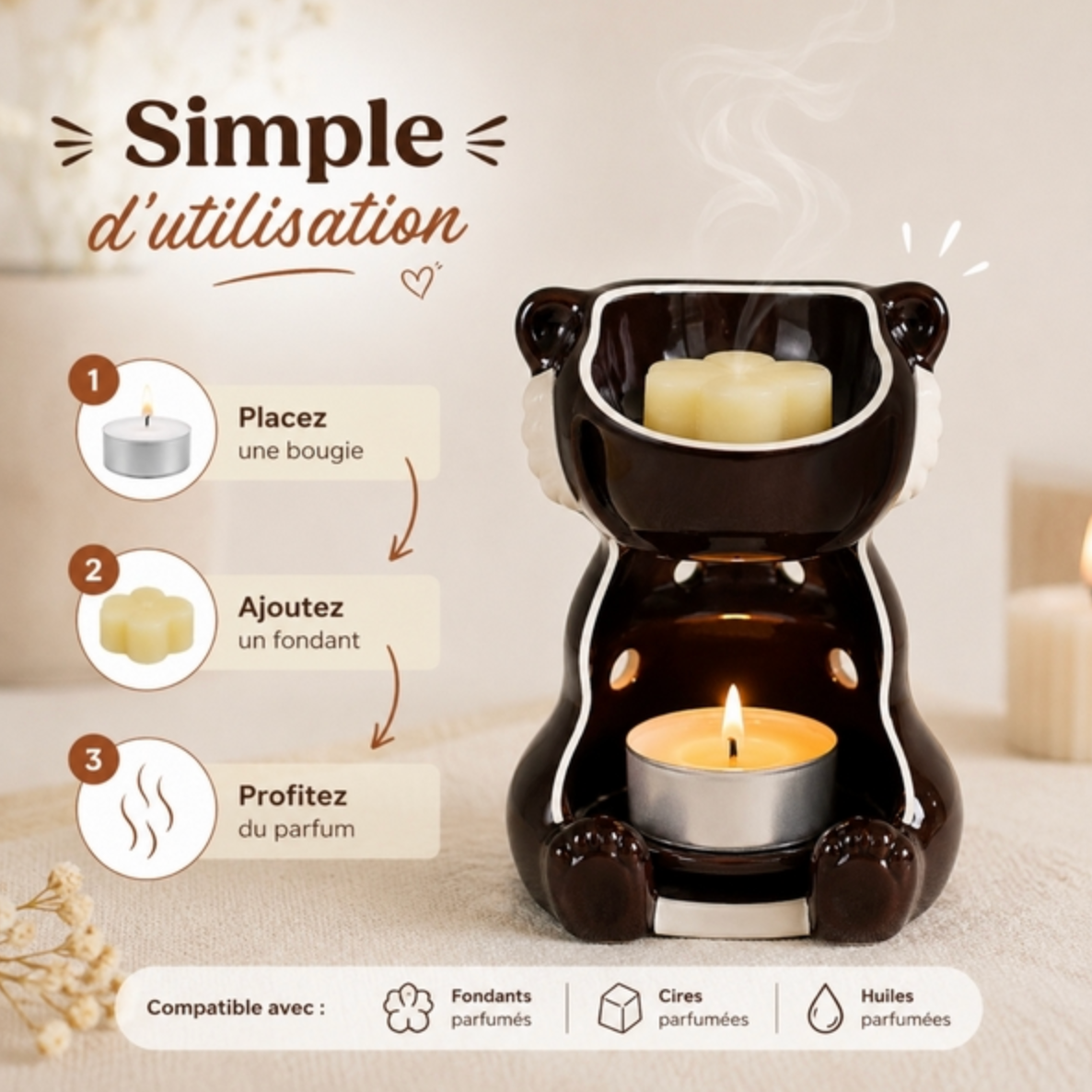 Brûle parfum Loutre