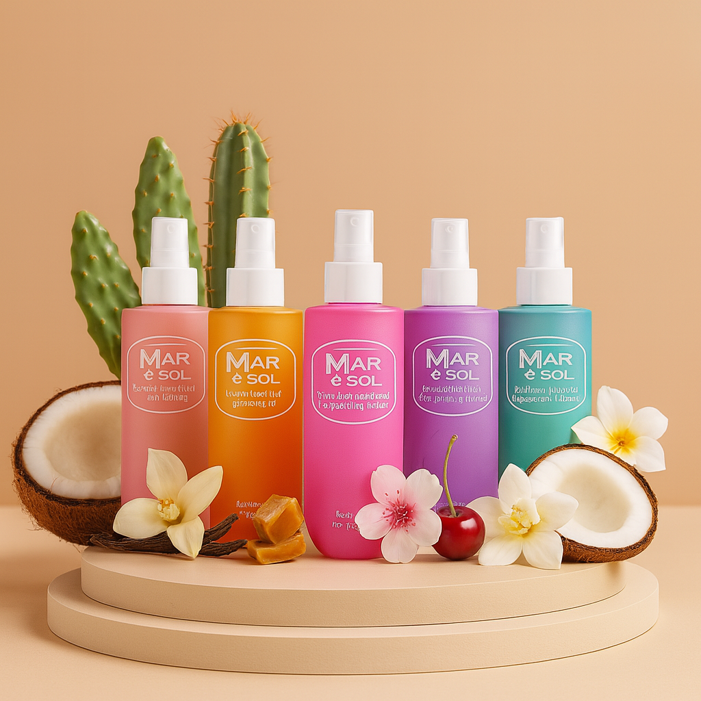 Coffret 4 Mini Brumes 40ml - Mar E Sol Collection