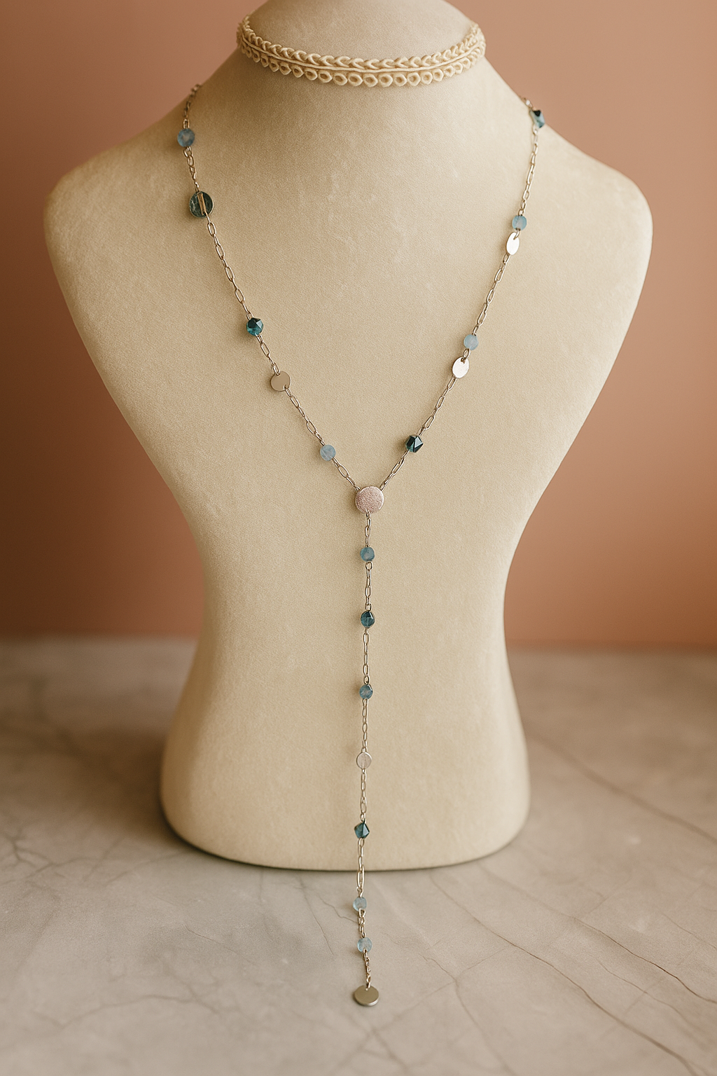 Collier Y Saphire