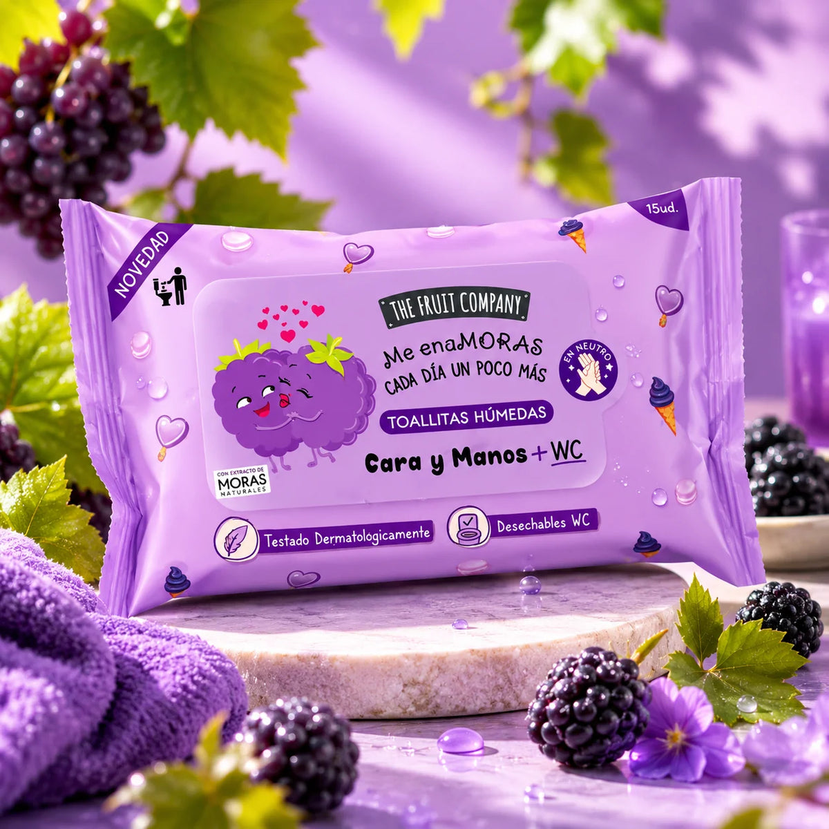 Lingettes Multi-Usage Parfum Mûre