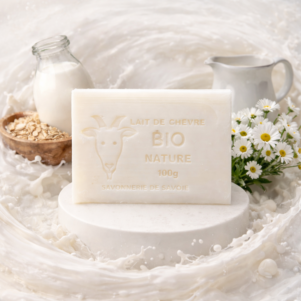 Savon au lait de chèvre bio 100 g
