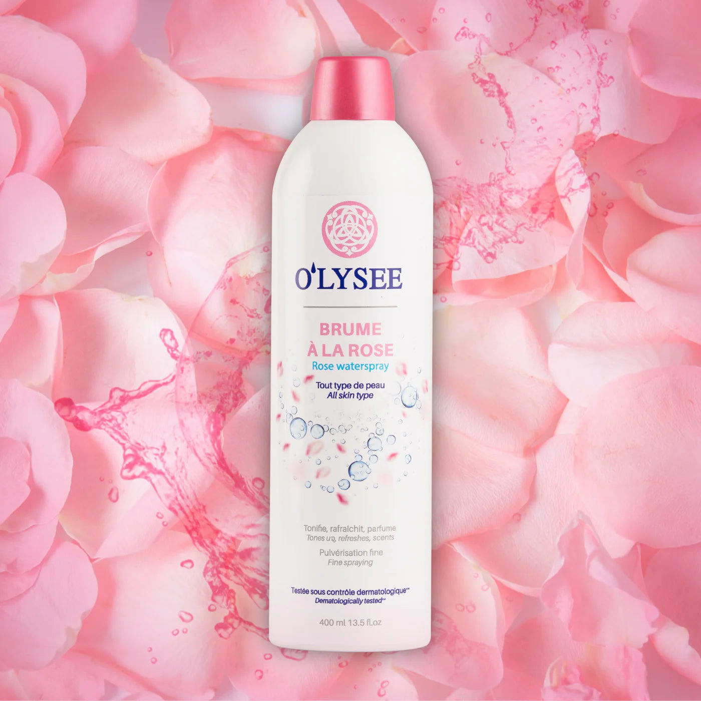 Brume d'eau à la Rose 400 ml