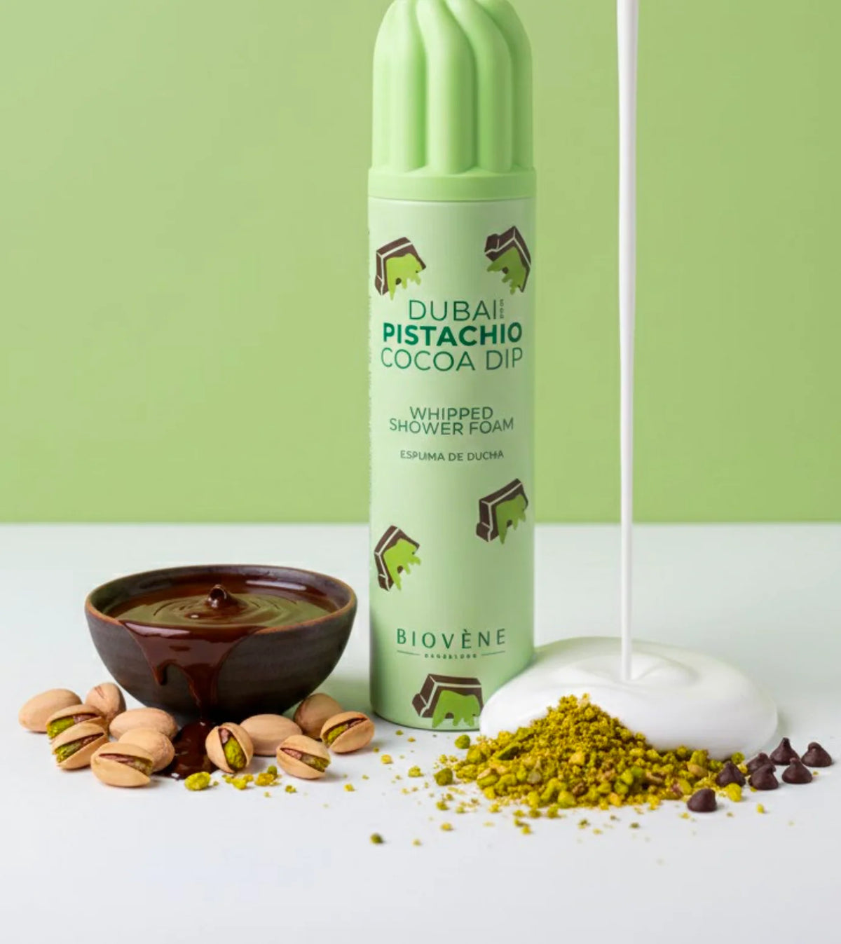 Mousse de douche gourmande