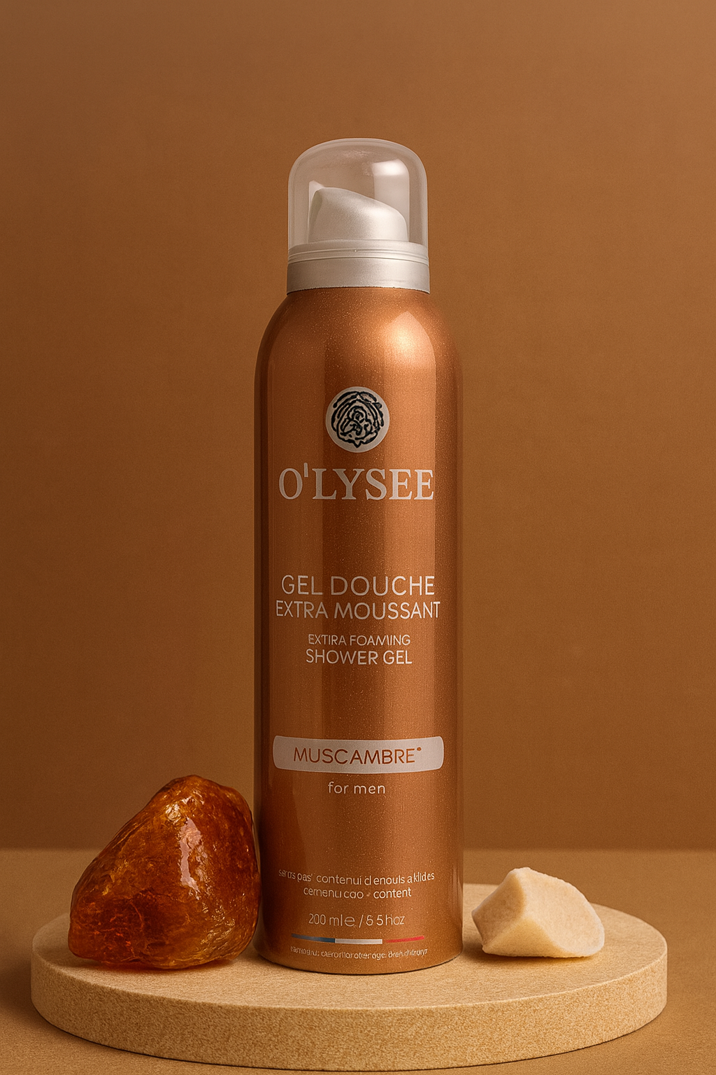Gel douche extra-moussant Musc ambré