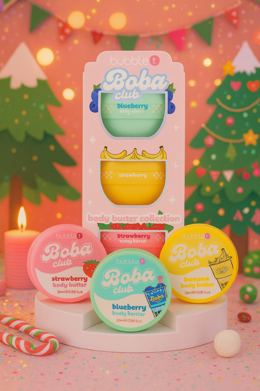 Coffret Cadeau Beurre Corporel Boba Tea