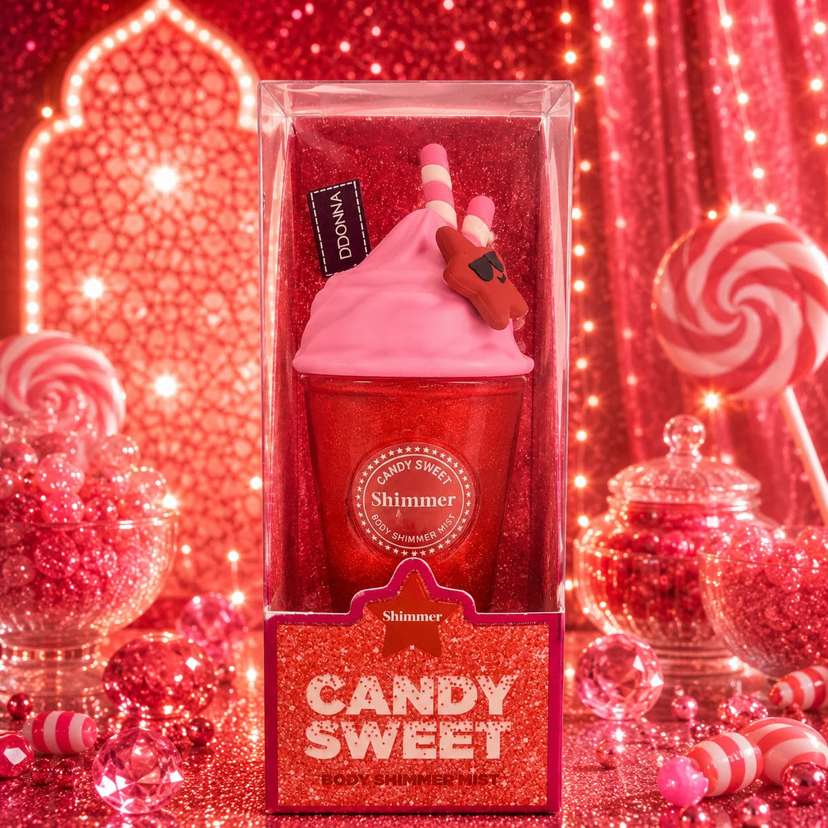 Brume Parfumée Pailletée Candy Sweet Yummy D’Donna 250 ml