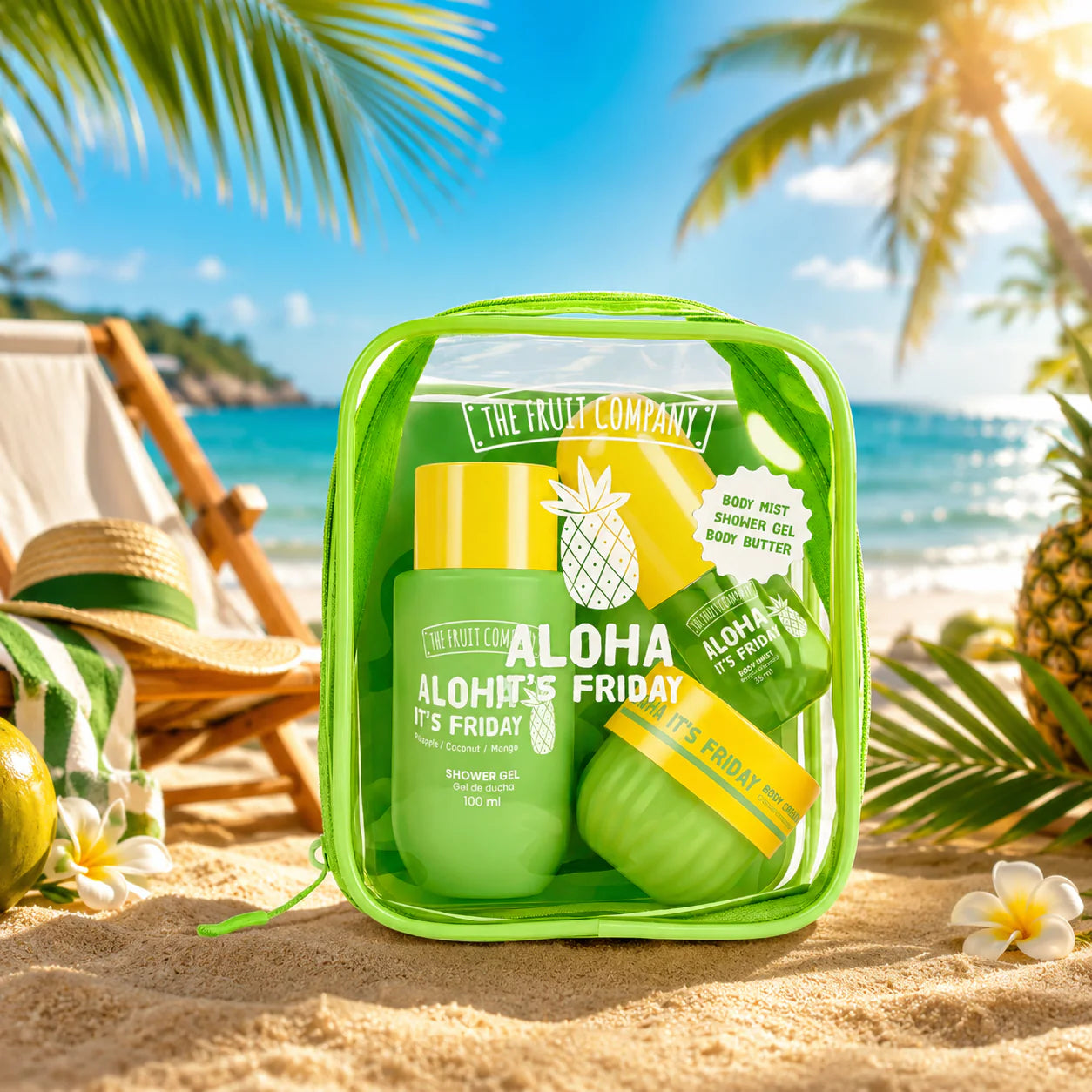 Travel Bag 3 Pièces Summer Aloha It's Friday