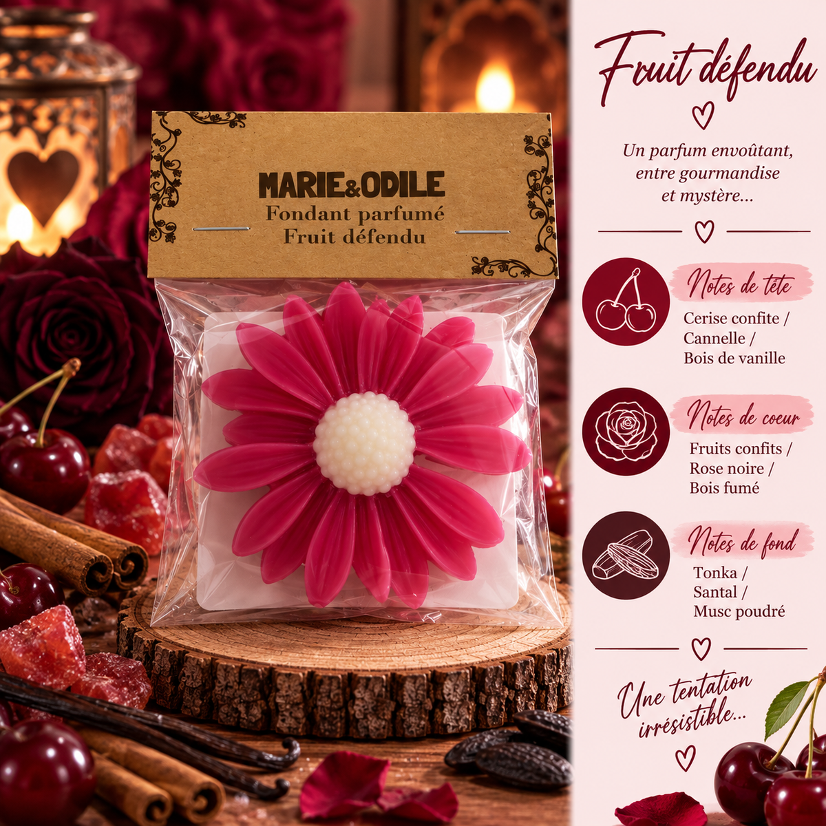 Fondants parfumés 18gr