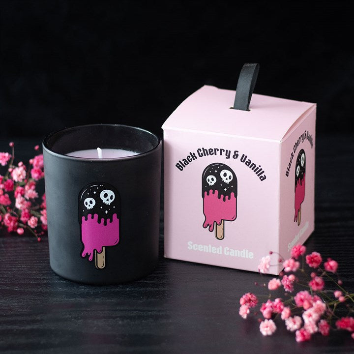 Bougie parfumée à la cerise noire et à la vanille