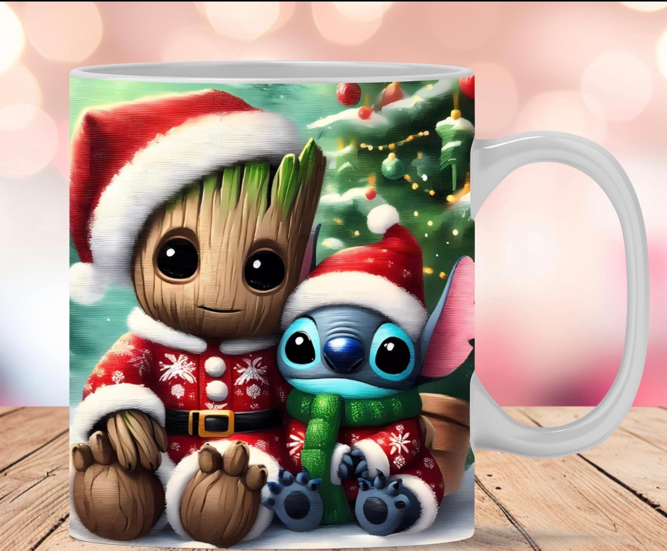 Mug Groot et Stitch