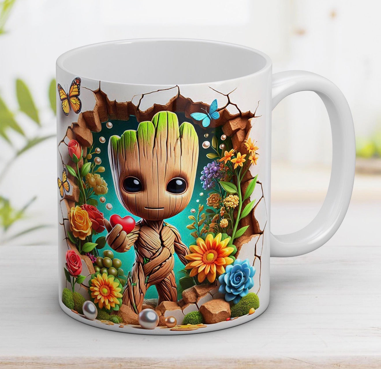 Mug Groot fleurs