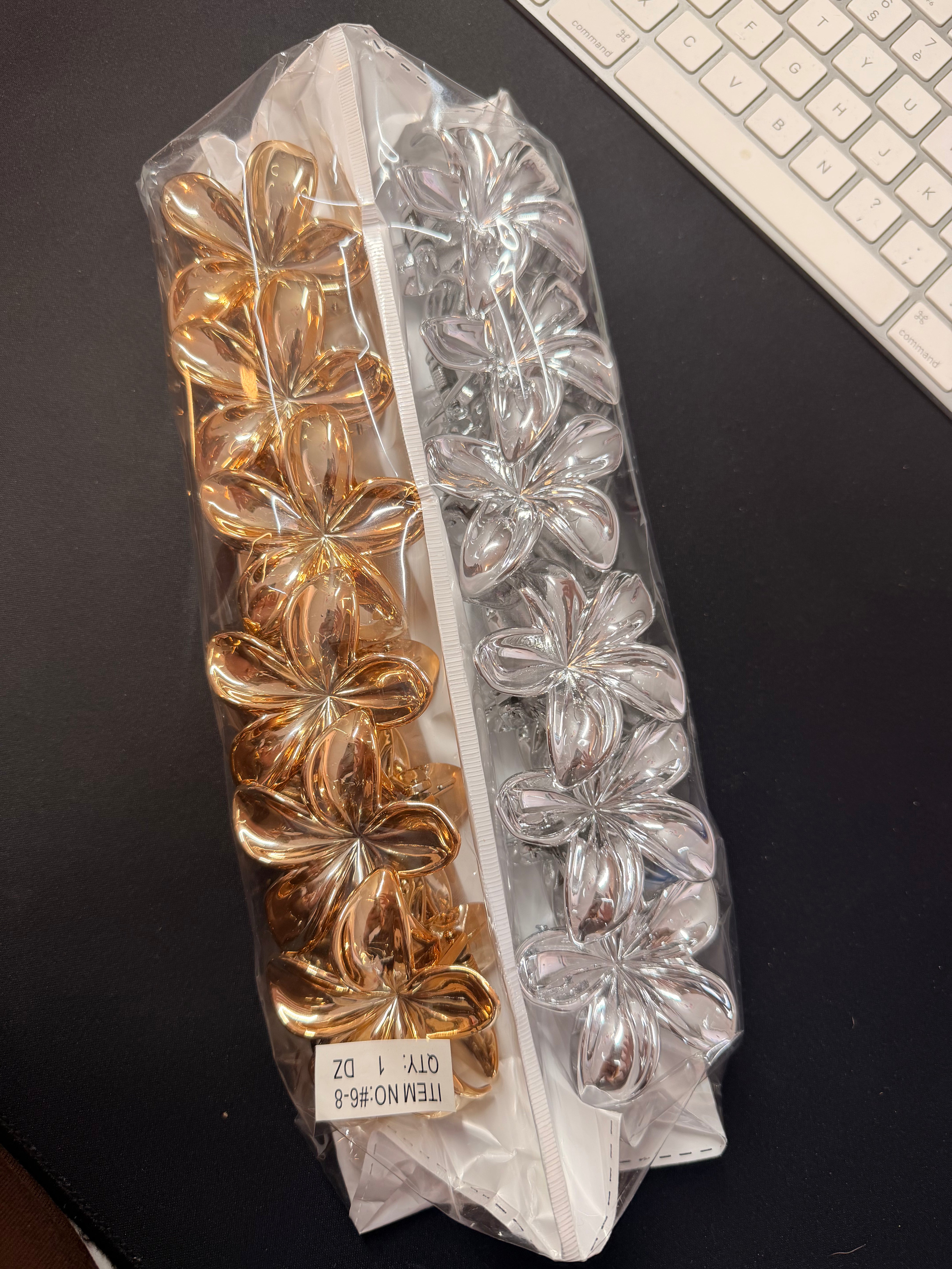 Pince a cheveux monoi