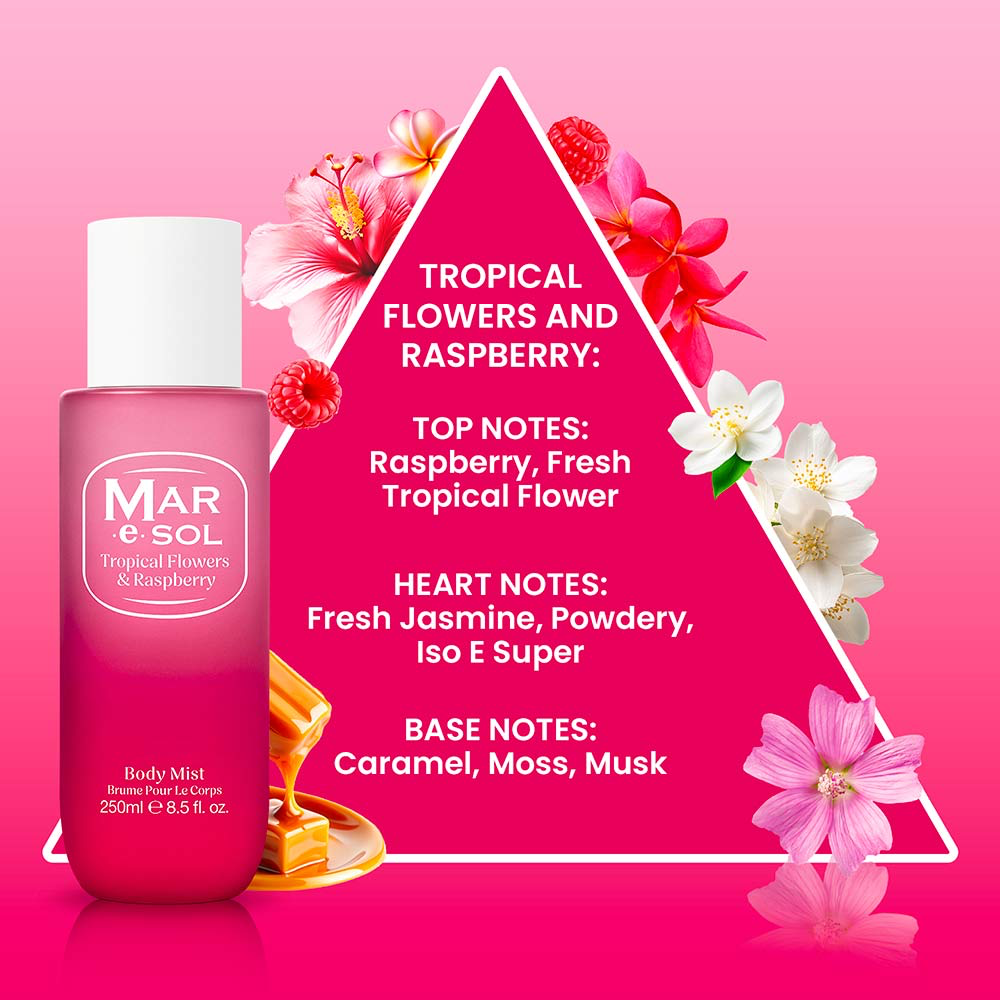 Brume Mar e Sol Framboise, Jasmin, Musc - Grand Format 250ml