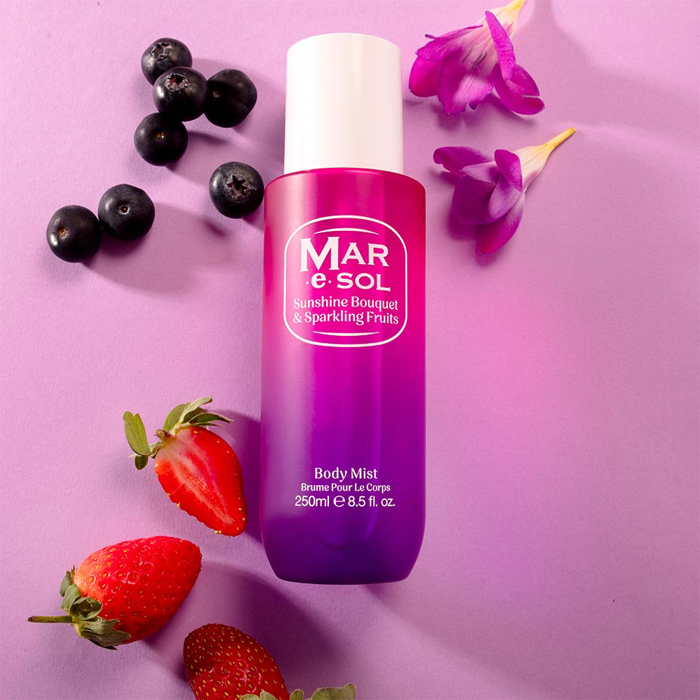 Brume Mar e Sol Violette, Vanille Musquée, Bois de Cèdre - Grand Format 250ml