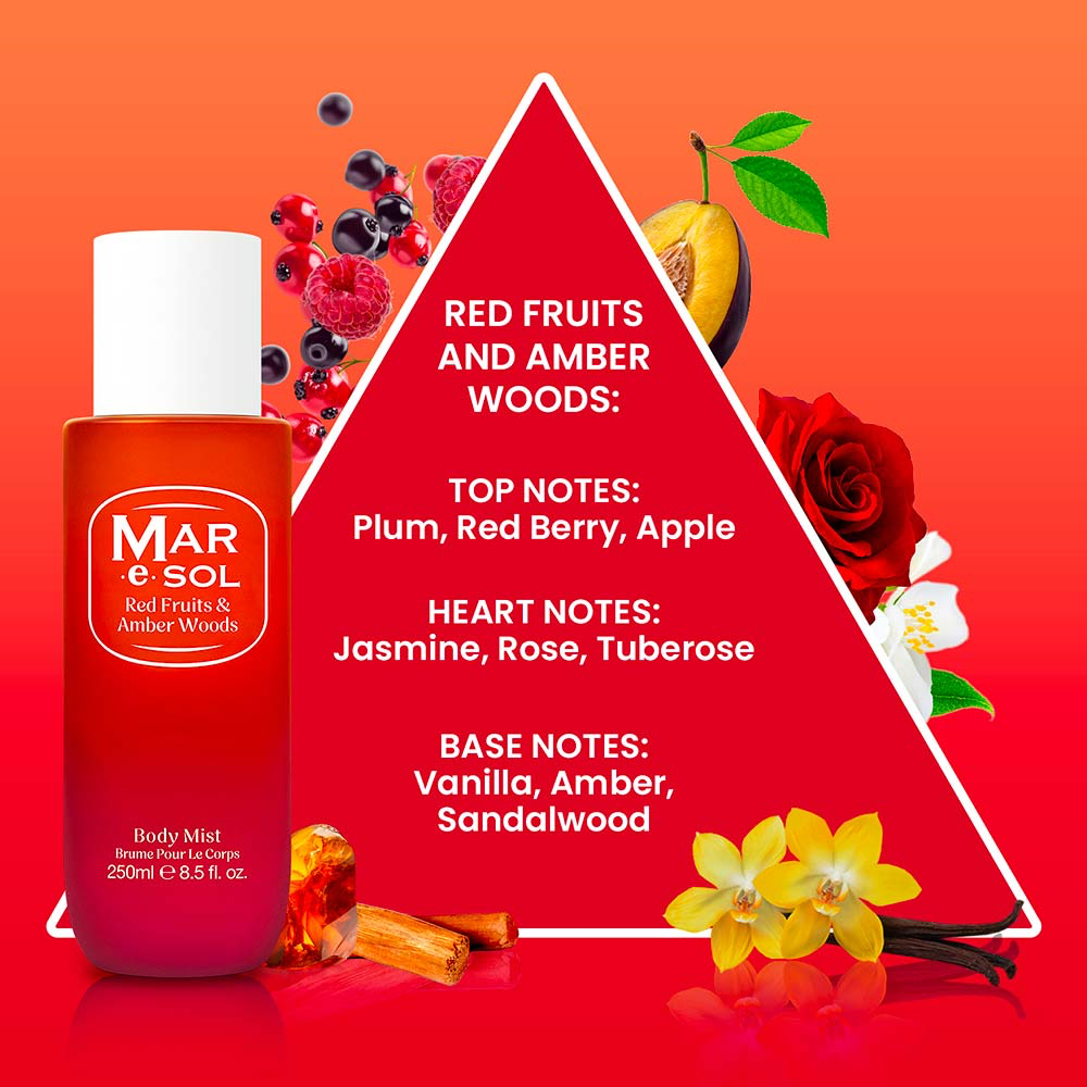 Brume Mar e Sol Prune, Jasmin, Vanille Boisée - Grand Format 250ml