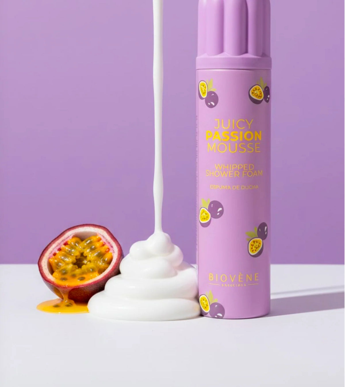 Mousse de douche gourmande