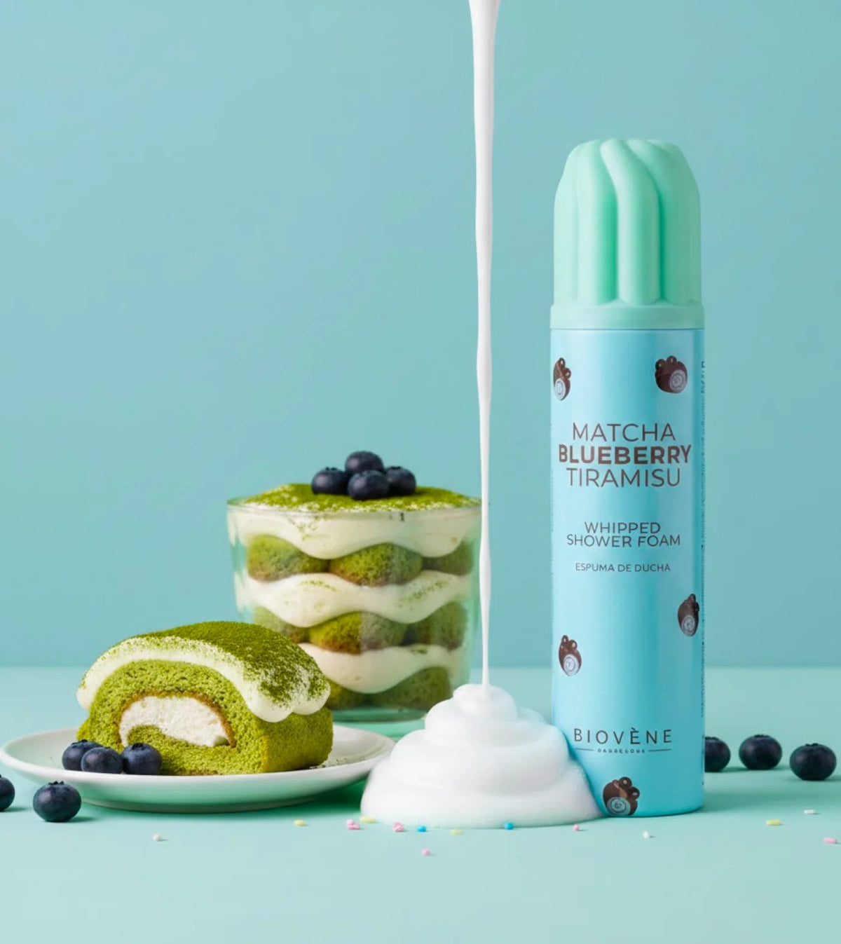 Mousse de douche gourmande