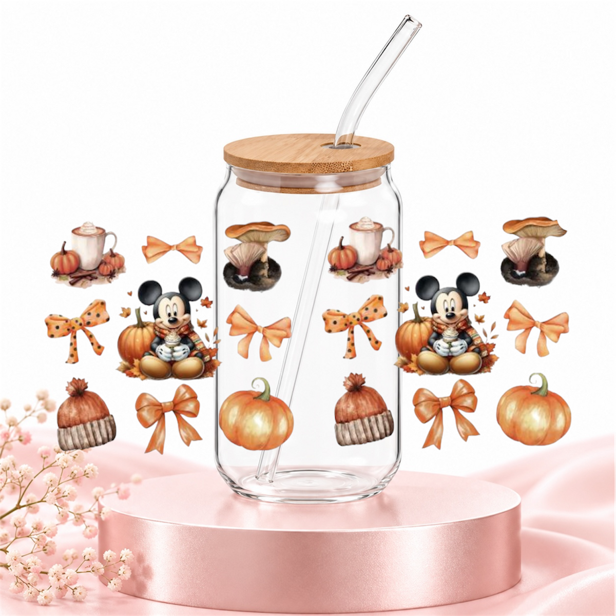 Verre Automne Mickey 2