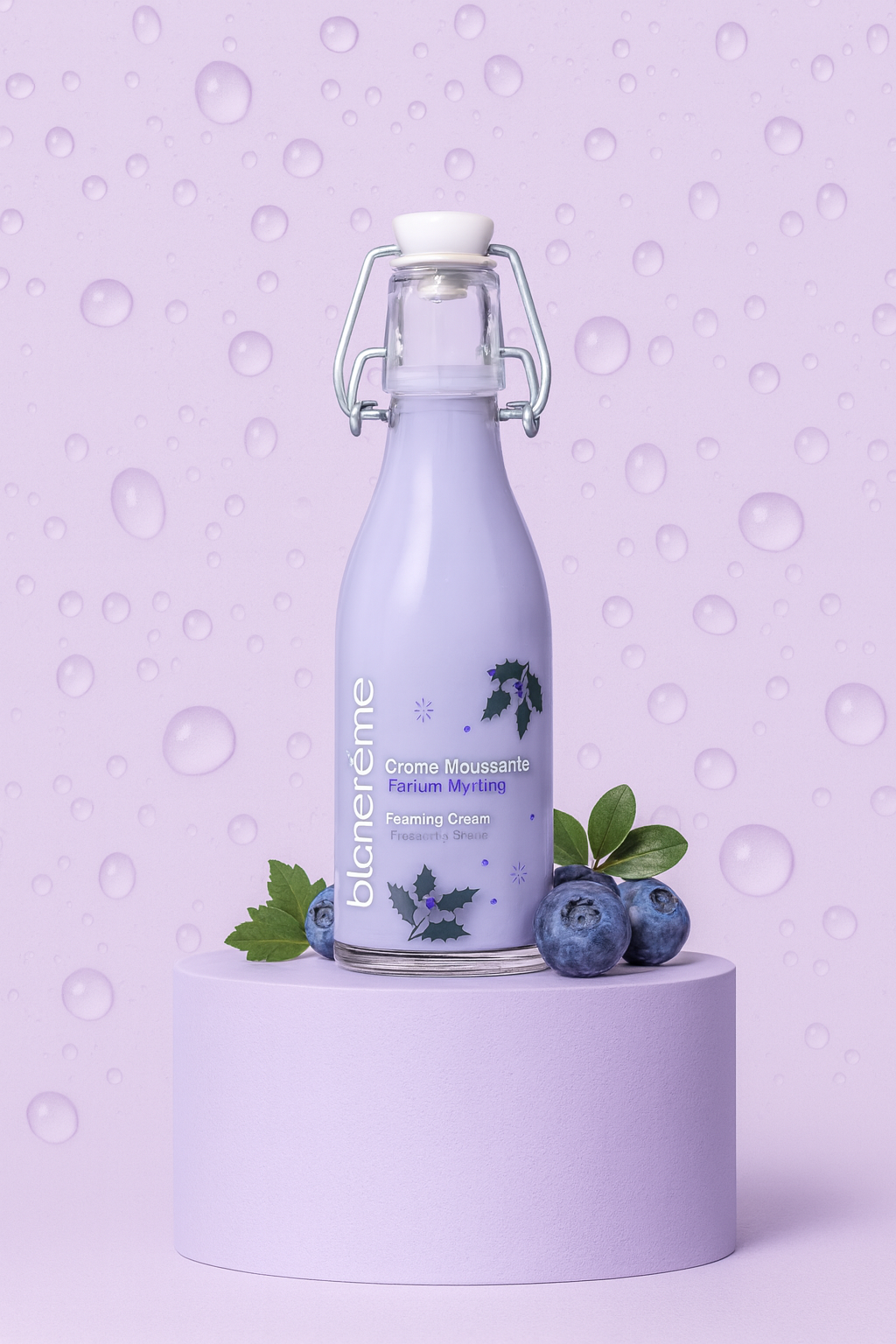 Crème Moussante - Myrtille