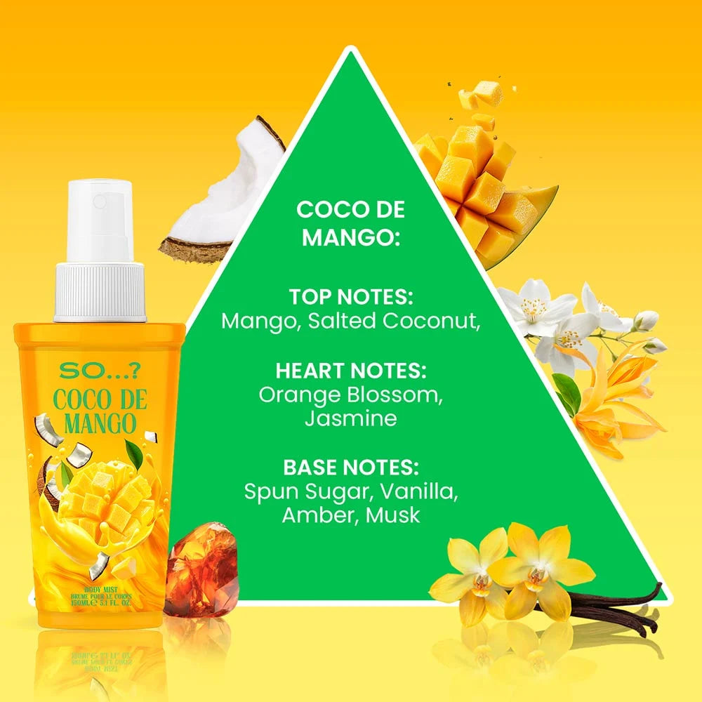 Brume Corps Parfumée So Delish Coco De Mango - 150ml