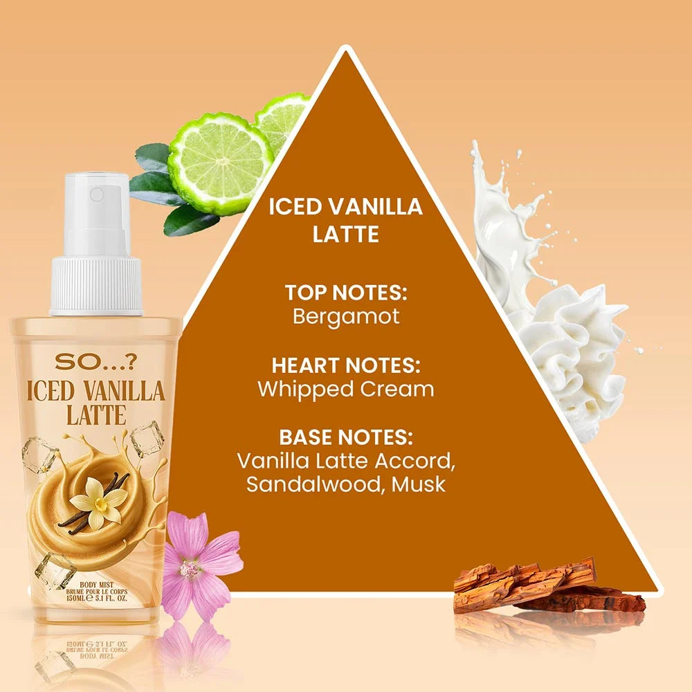 Brume Corps Parfumée So Delish Iced Vanilla Latte - 150ml