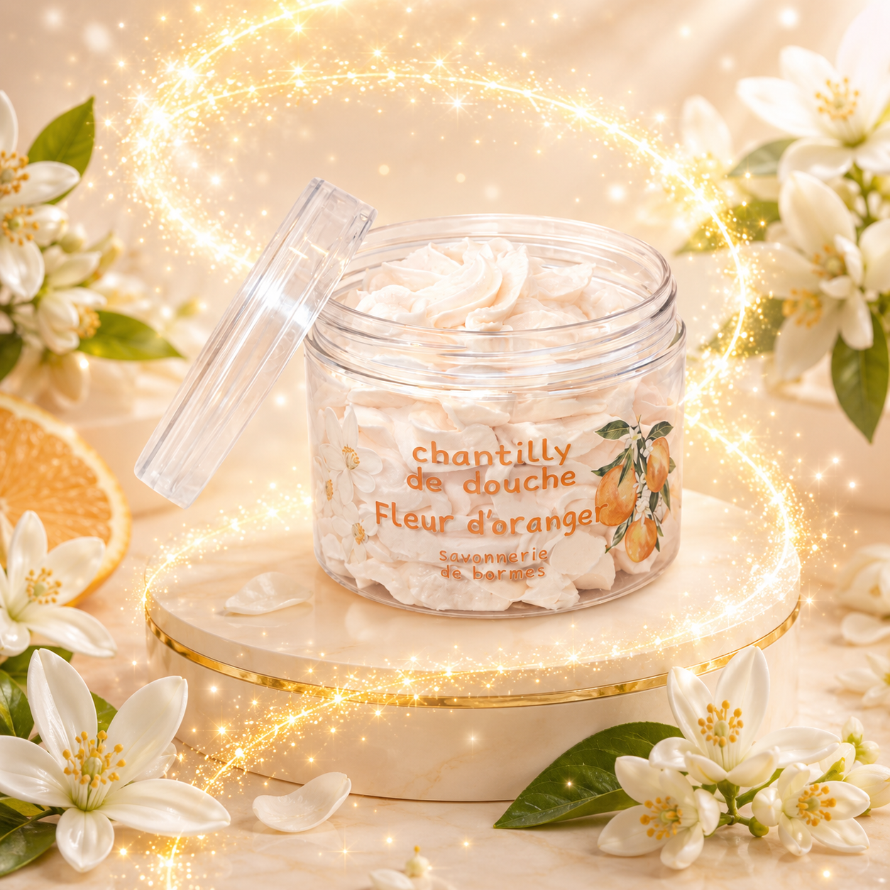 Chantilly de douche Fleur d'oranger