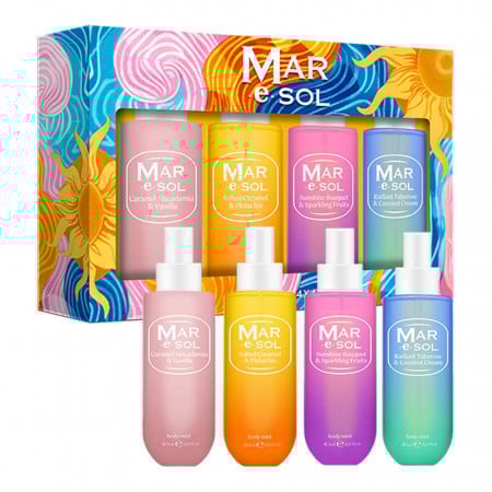 Coffret 4 Mini Brumes 40ml - Mar E Sol Collection