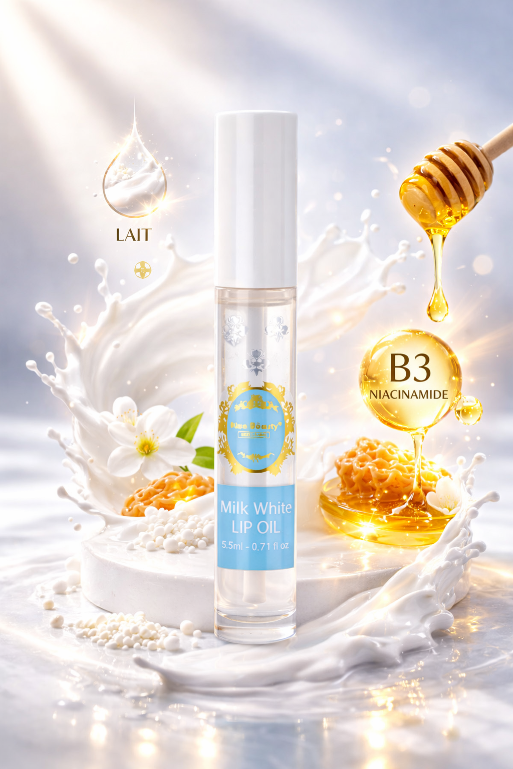 Huile à Lèvres Milk White