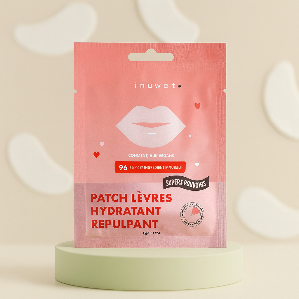 Patch en bio-cellulose pour les lèvres - Hydratant et repulpant