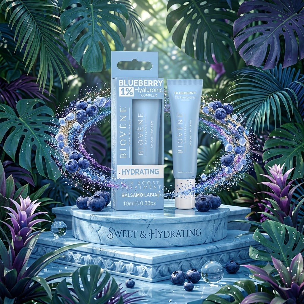 Baume à lèvres hydratant à l’acide hyaluronique Blueberry