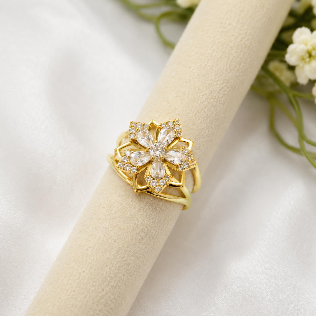 Bague anti stress Flora