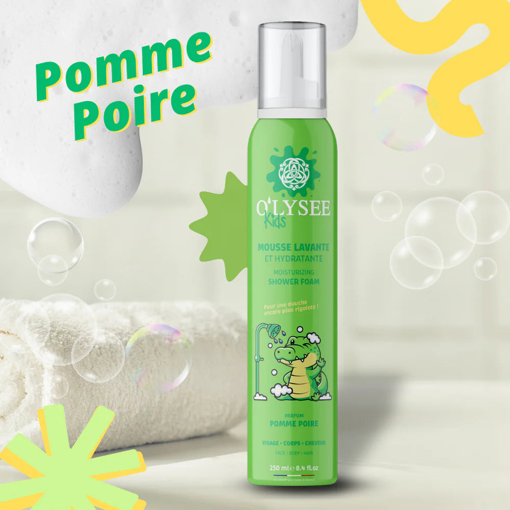 Mousse lavante hydratante 3 en 1 Pomme Poire 250ml
