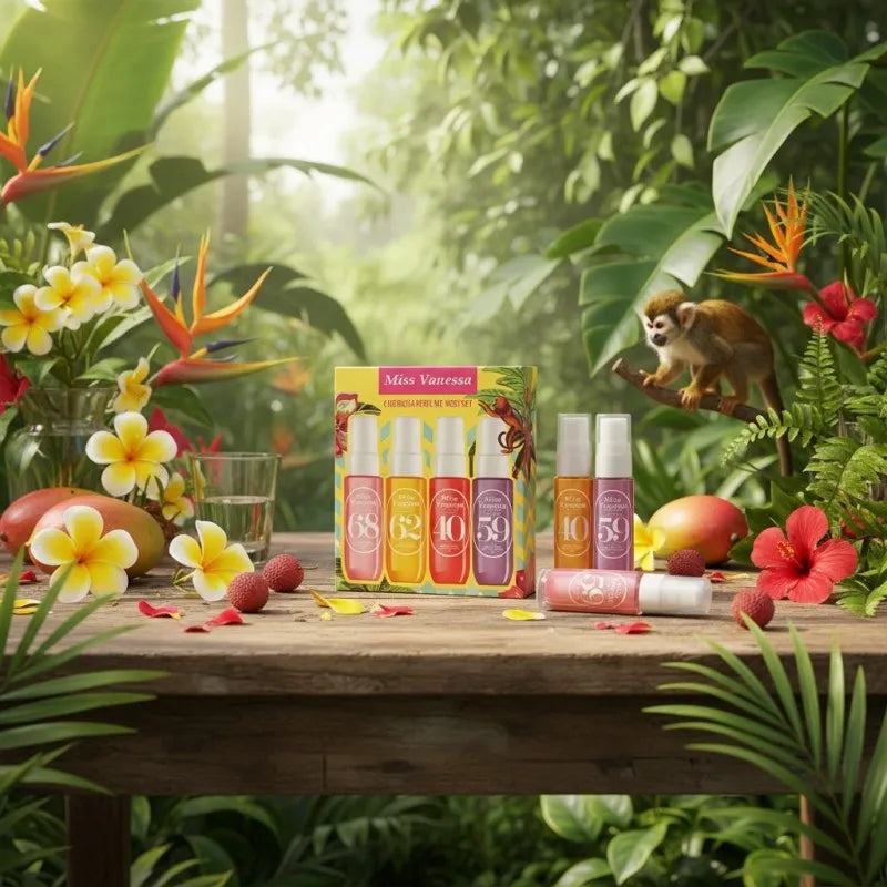 Coffret de 4 brumes parfumée Janeiro