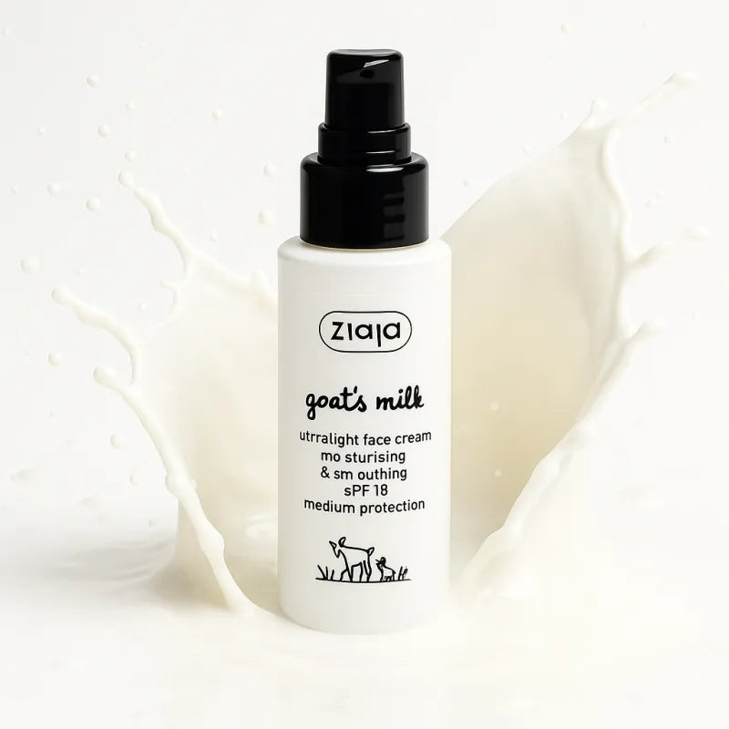 Crème Visage Légère & Lissante SPF 15 au Lait de Chèvre