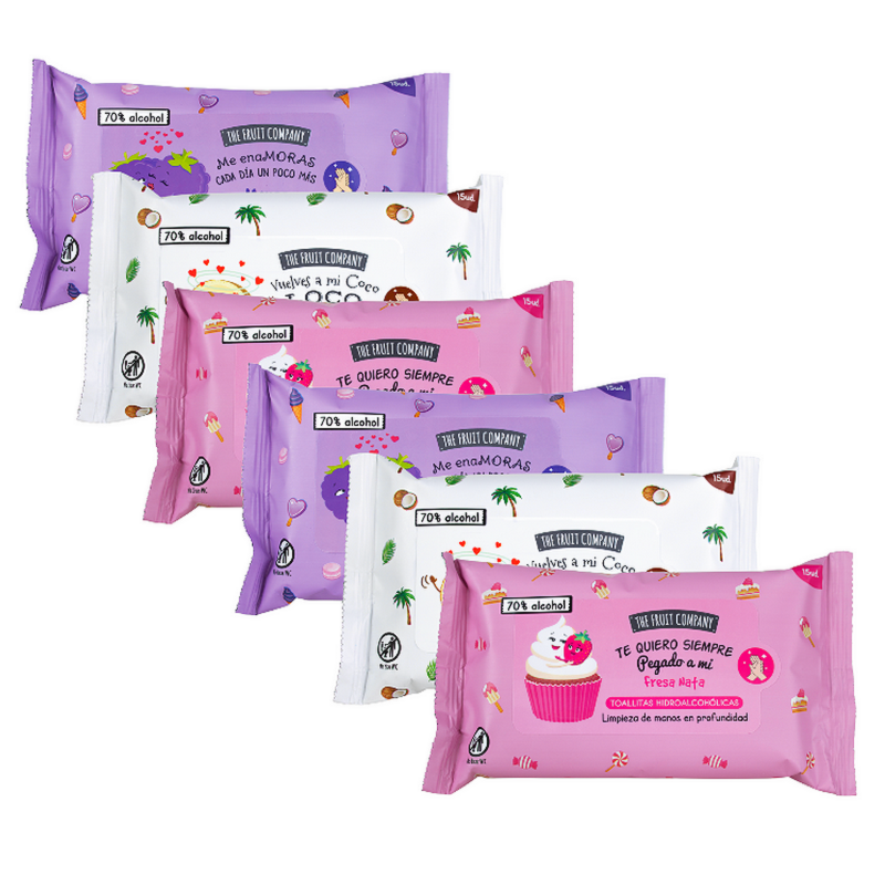 Lingettes désinfectantes The Fruit Company