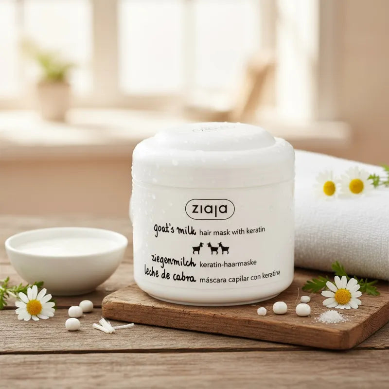 Masque Revitalisant Cheveux à la Kératine et au Lait de Chèvre