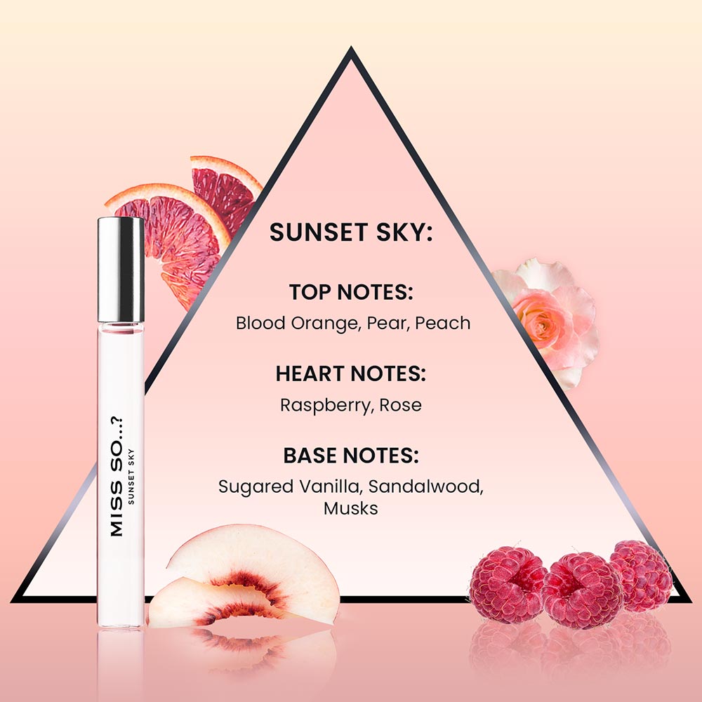 Mini Eau de Parfum Miss So pour Sac à Main 9ml - Sunset Sky